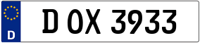 Truck License Plate